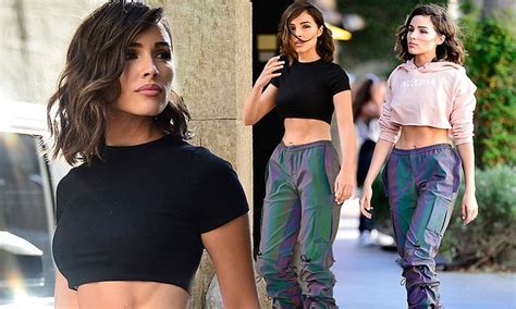 Olivia Culpo Displays Her Rock Hard Abs In Two Sexy Cropped Ensembles