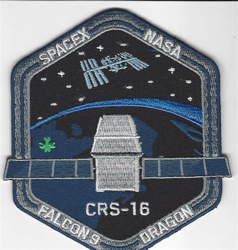 Spacex Crs 16 Mission Patch Us Air Force Space And Missile Museum
