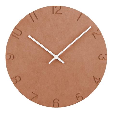 Modern Wooden Wall Clock Simplistic Design Fashionable And Stylish