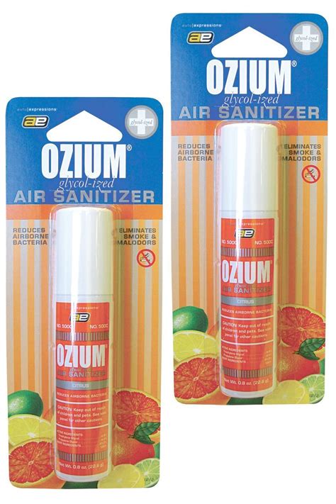 Removing car odors can be fairly simple. Ozium Smoke & Odor Eliminator Car & Home Air Sanitizer ...