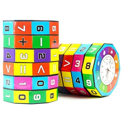 Math Learning Cylinder Educational Toy For Kids