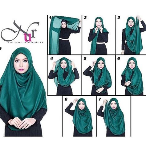 foto tutorial hijab pashmina simple yang menutupi dada modernhijab77