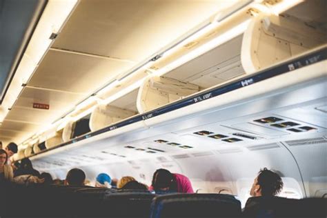 Airplane Overhead Luggage Compartment Picxclicx Free Stock Photos