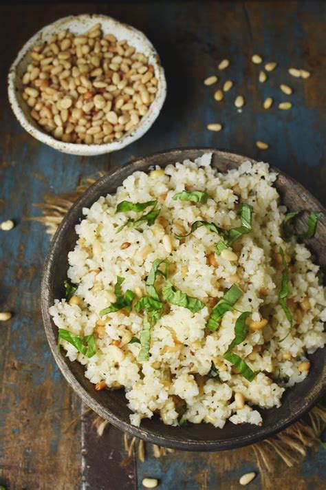 Cauliflower Rice Pilaf Recipe Simply So Healthy