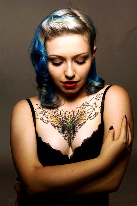 20 Chest Tattoos Ideas For Women Flawssy
