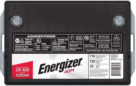 Group 24f Agm Absorbent Glass Mat Automotive Battery Battery Costco
