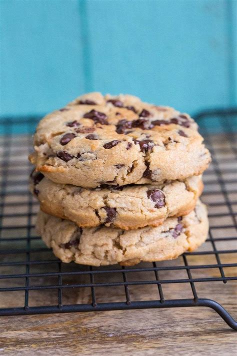 Thick And Chewy Peanut Butter Chocolate Chip Cookies The Kitchen Magpie