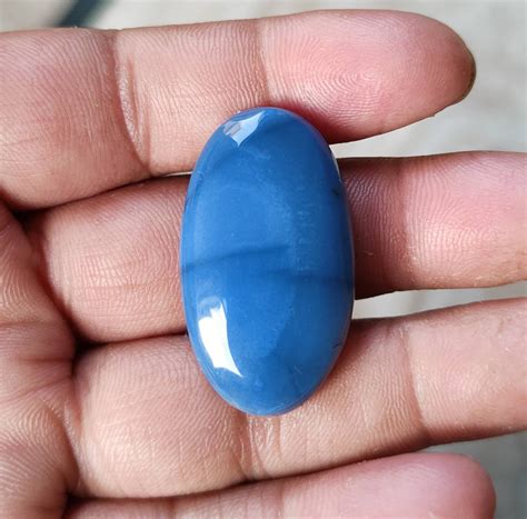 Natural Owyhee Blue Opal Cabochon35x20mm3200cts7170 Etsy