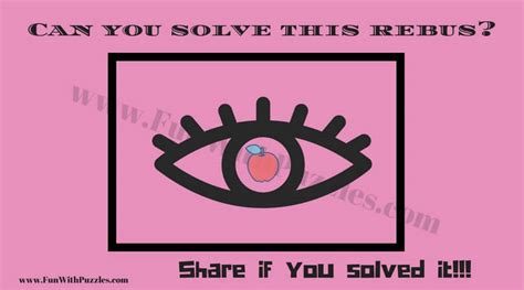 Hidden Meaning Rebus Brain Teasers With Answers Fun With Puzzles