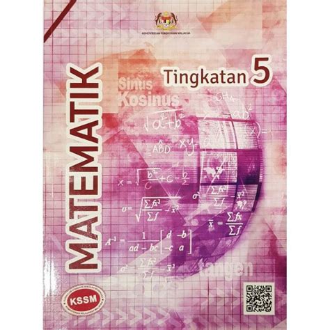 Buy 【Buku Teks】BM Version Tingkatan 5 Matematik KSSM 2021  Form 5