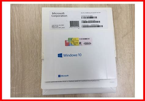 Geniune Microsoft Windows 10 Pro Dvd 64bit Win10 Pro Product Key