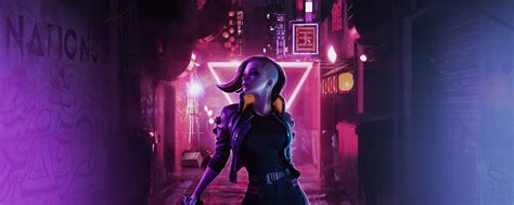 2560x1024 Cyberpunk Girl On Streets 4k 2560x1024 Resolution Hd 4k