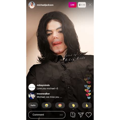 Michael Jackson Instagram Live Photoshopped Pic Michael Jackson