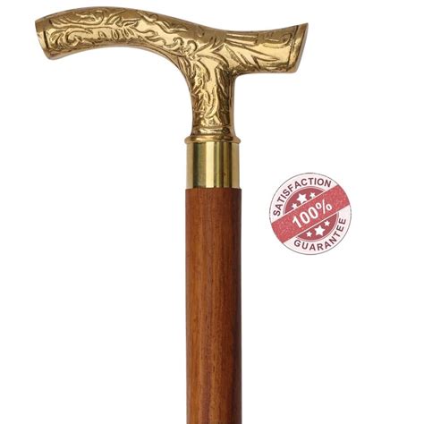 Souvnear Derby Canes And Walking Sticks With Brass Handle