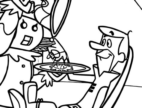Happy George Jane Jetson Coloring Page Wecoloringpage Com