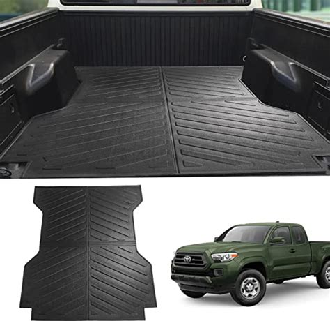 Powoq Fit 2005 2023 Toyota Tacoma Bed Mat 6ft Tpe Material Truck Bed