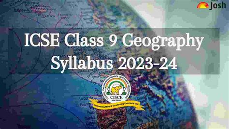 Icse Class 9 Geography Syllabus 2023 2024 Download Class 9th