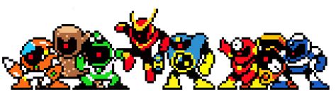 Mega Man 2 Robot Masters Sniper Joe Version Pixel Art Maker