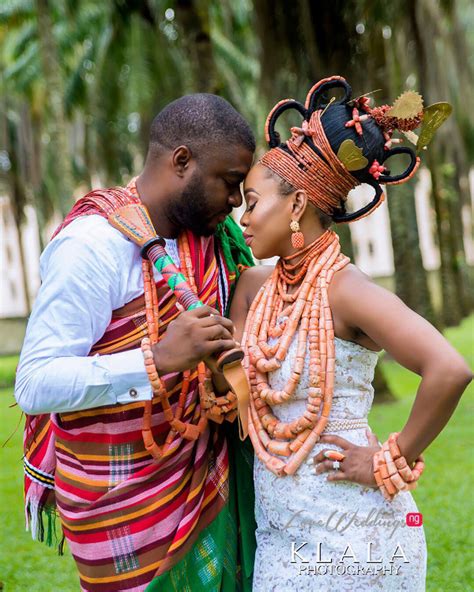 Joy And Iredias Benin Rich Traditional Nigerian Wedding Klala Photography Loveweddingsng