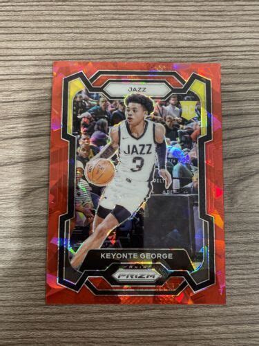 Panini Prizm Keyonte George Rc Red Crushed Ice Rated Rookie