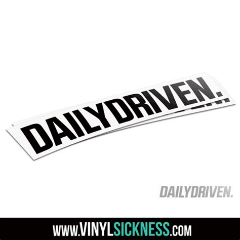 Daily Driven V2 Jdm Tuner Stickers Decals Vs