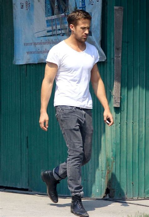 Narrow Boots In Black Ryan Gosling Style Ryan Gosling Men Casual