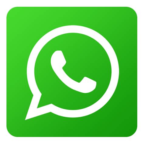 ícone Whatsapp Rede Social Livre De Flat Gradient Social Icons