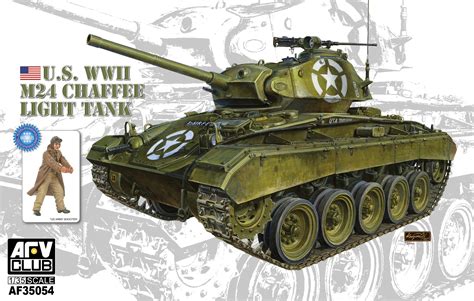 Af35s84 M24 Chaffee Light Tank The First Indochina War Afv Club A