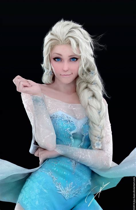 Elsa Frozen By Jiyu Kaze This Is A Piece Of Art Not A Cosplay