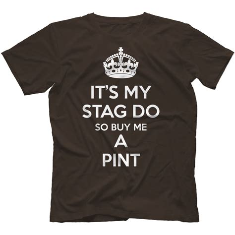 Stag Do T Shirt 100 Cotton Keep Calm Night Party Batchelor Pussay