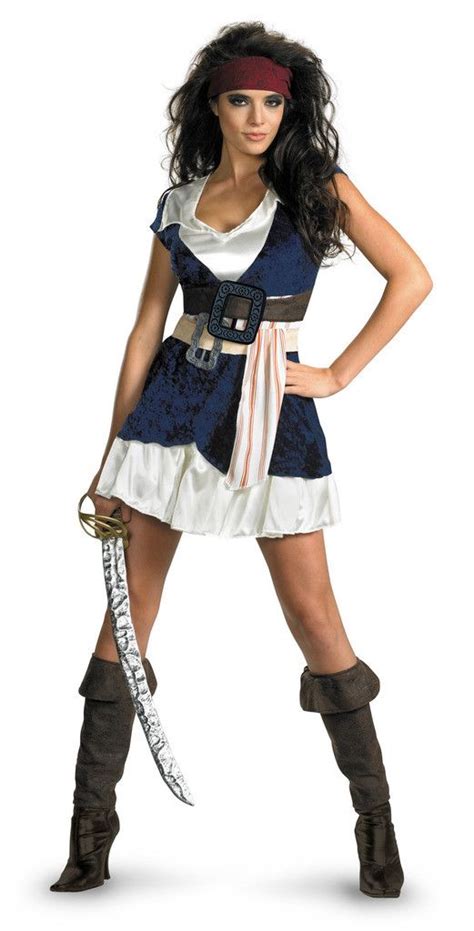 Pirates Of The Caribbean Jack Sparrow Sassy Adult Costume Sexy