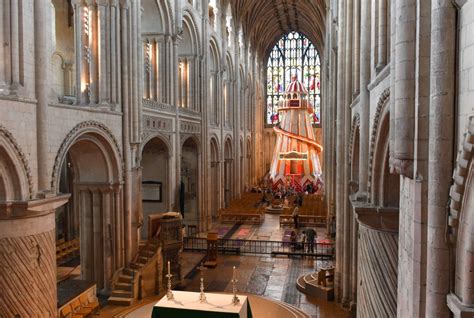 Norwich Cathedral Has Installed A 50ft Helter Skelter To Open Up
