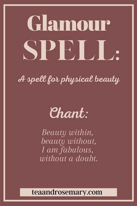 Check Out This Lovely Set Of Witchcraft Beauty Spells And Glamour Spells These Are Great