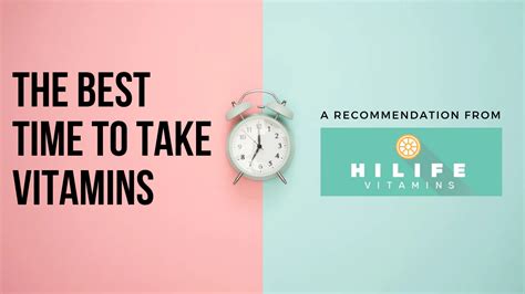 Best vitamin a supplement brands. The Best Time To Take Vitamins: A Recommendation from ...