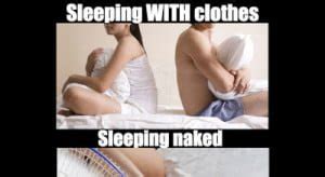 Health benefits of sleeping naked नरवसतर सन सहत क लए ह