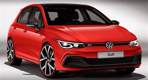 New Volkswagen Golf Gti Mk8 Premiering At Geneva Motor Show Carscoops