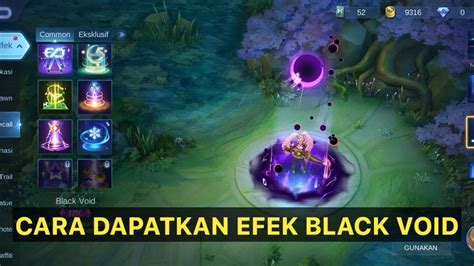 Cara Mendapatkan Efek Recall Baru Black Void Di Mobile Legend Bang Bang