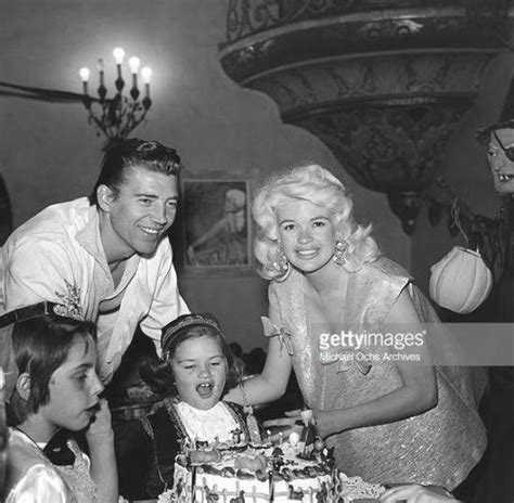 actress jayne mansfield and mickey hargitay have a halloween and birthday party for daughter