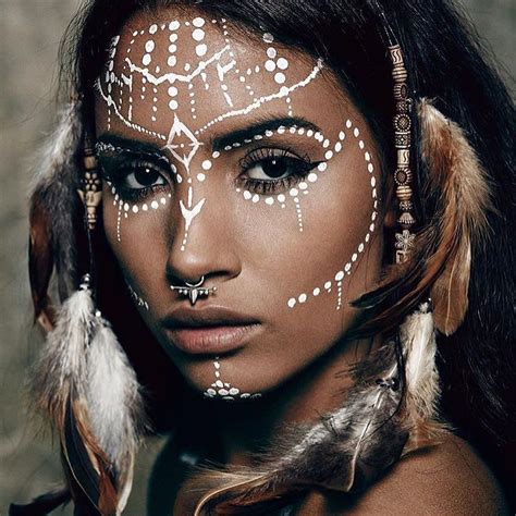 Aumi On Instagram Tribal Makeup Fantasy Makeup Tribal Face Paints