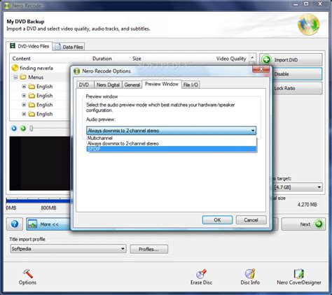 Whether video or audio files, whether for import or export, whether 1‐click conversion from nero disc to device to nero recode, you can easily rip dvds*, avchds. DVD Recoding