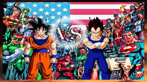 Goku And Vegeta Vs Superman