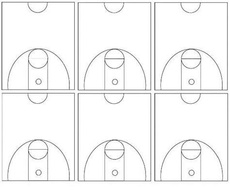 Basketball Court Diagrams Basketballpractice Basketball Skills