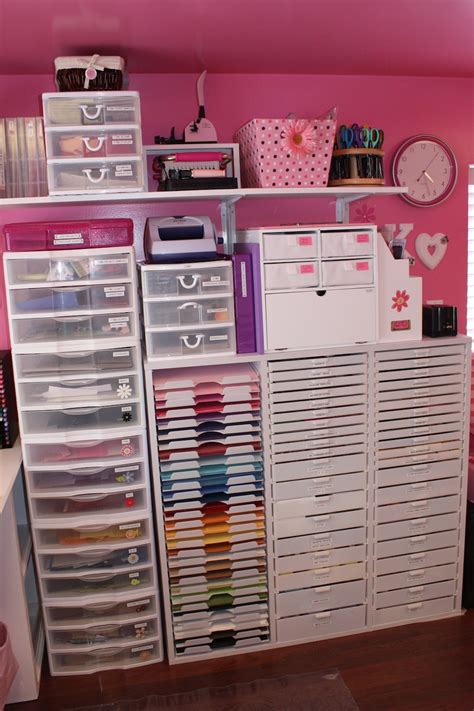 Don't spend a ton of money on brand new furniture or custom closet organizers when you can build it yourself. CROPNKATHY: CRAFT ROOM