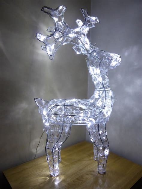 Sale Uk G Indoor Outdoor 68cm Jewelled Led Reindeer Christmas Light Up