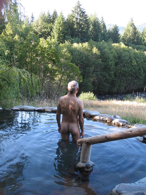 Breitenbush Hot Springs Henry Looks At The River From The Flickr