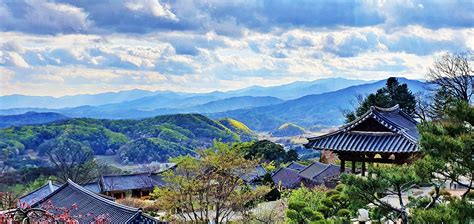 Free Images : korea, Youngju Busuksa, temple, mountainous landforms ...