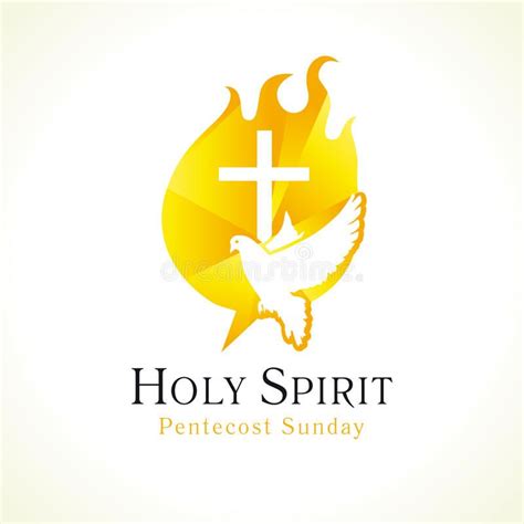 Holy Spirit Logo Illustration About Celebrate Dove Icon Golden