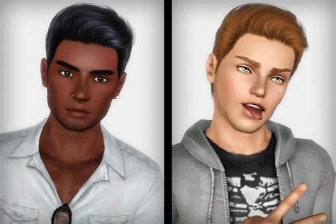 Forever And Always Cazys Hair 119 For Males Retextured By Faa Sims 3