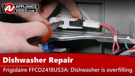Frigidaire Dishwasher Repair Drains Constantly Float Switch Youtube