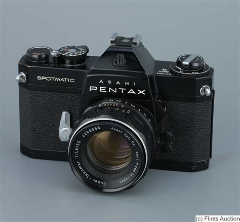 Asahi Pentax Spotmatic Sp Ii Black Price Guide Estimate A Camera